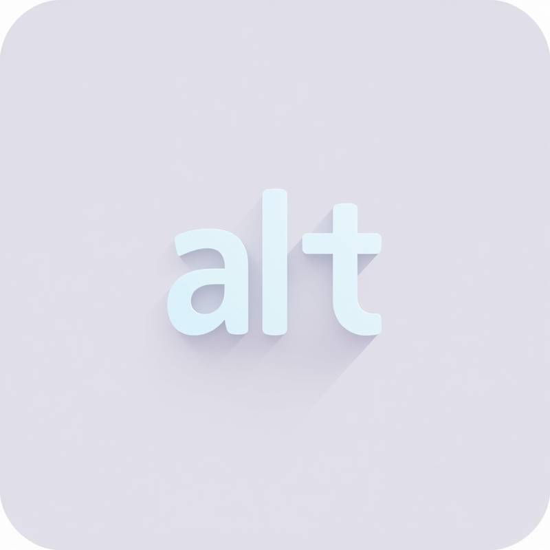 Ícone de texto alternativo